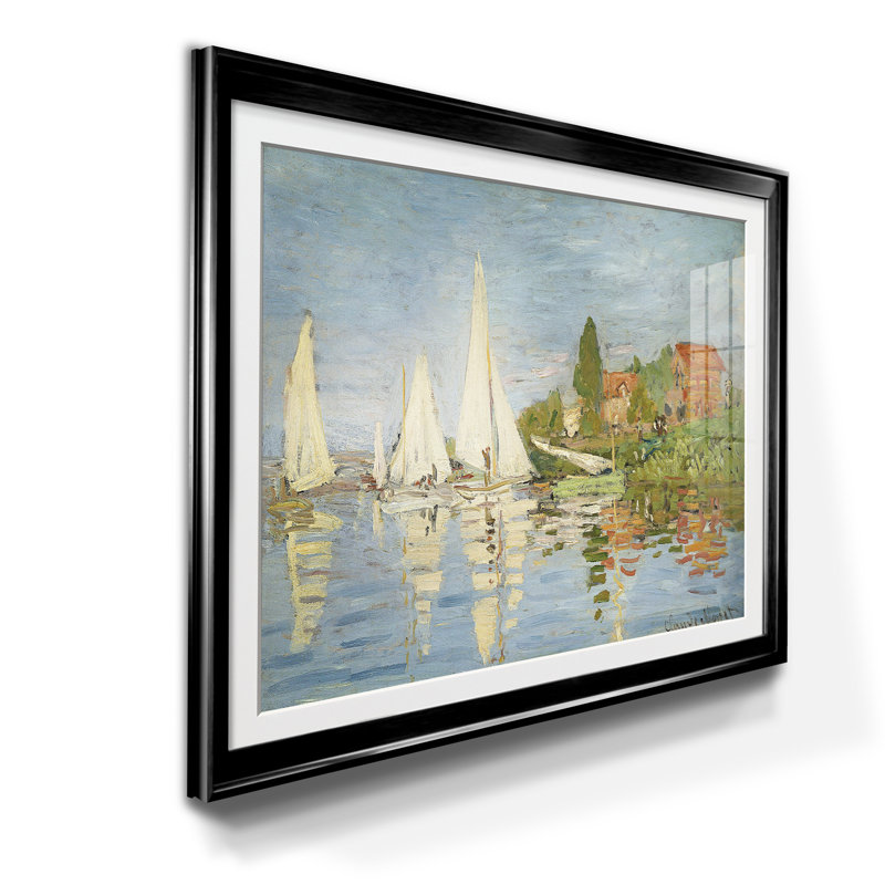 Chapelton at Argenteui - Cadre photo, reproduction d'art sur papier, H 18,5 po x l 24,5 po x P 1,5 po, Noir