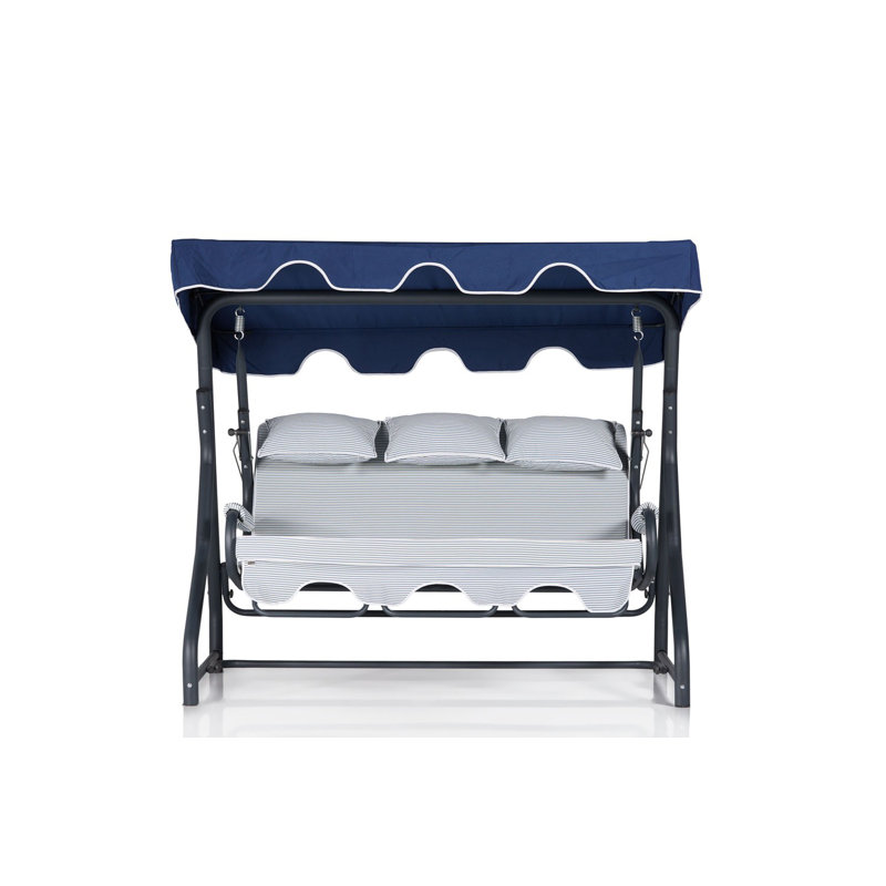 Atlante 3 Person Porch Swing with Canopy
