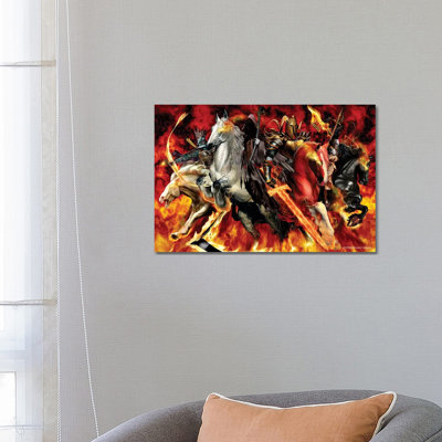 " 4 Horseman " by Ruth Thompson Painting Print