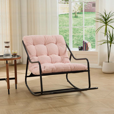 Chaise berçante confortable, idéale pour le salon, la chambre à coucher et la salle de lecture