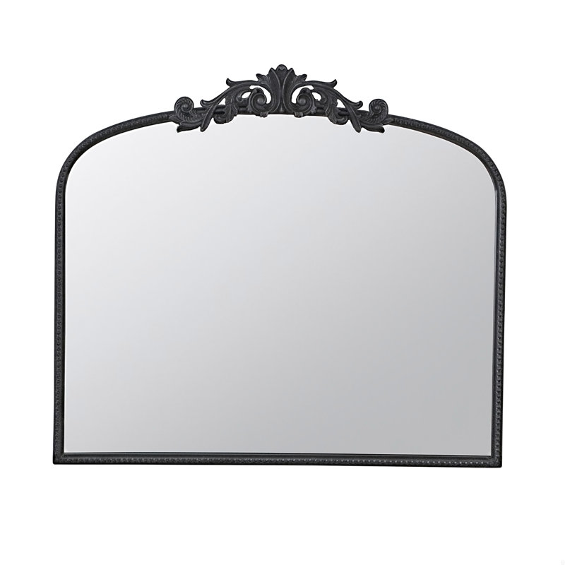 Miroir arqué et cadre d'inspiration baroque