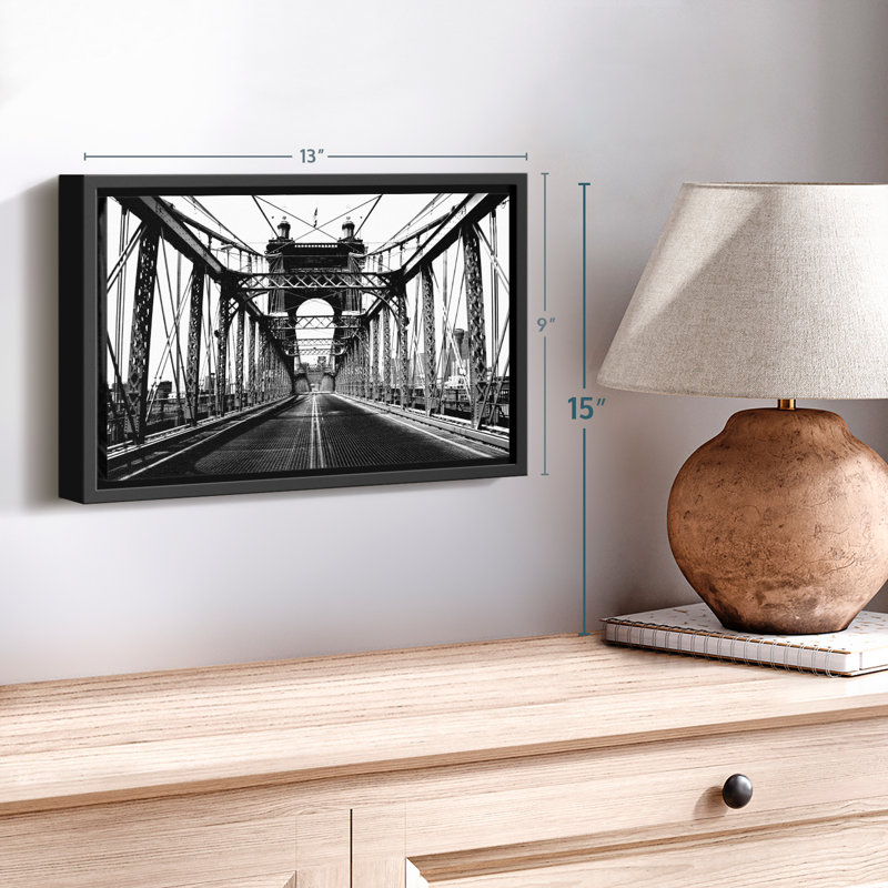 " BW Roebling Bridge ", 9" H x 13" W
