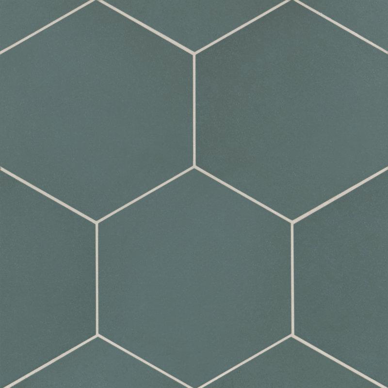 Makoto Matte Porcelain Tile, Arashi Blue