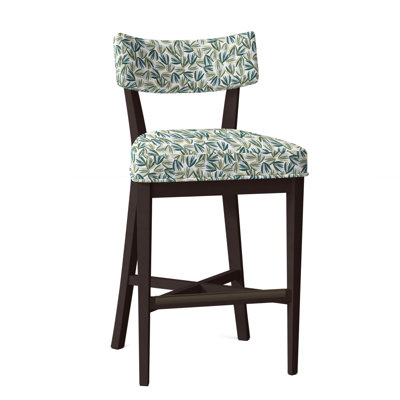 Juliet Upholstered Stool with Solid Wood Frame