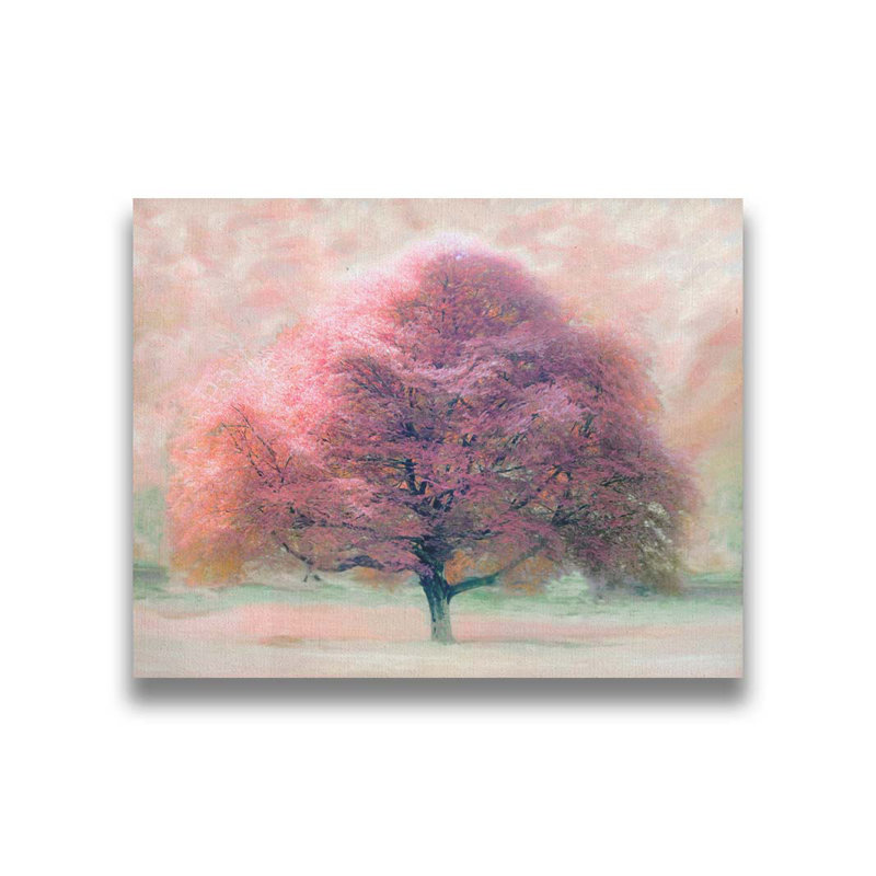 Hêtre d'automne par Hal Halli. Toile giclée sur toile tendue avec cadre flottant, H 32,5 po x l 40,5 po