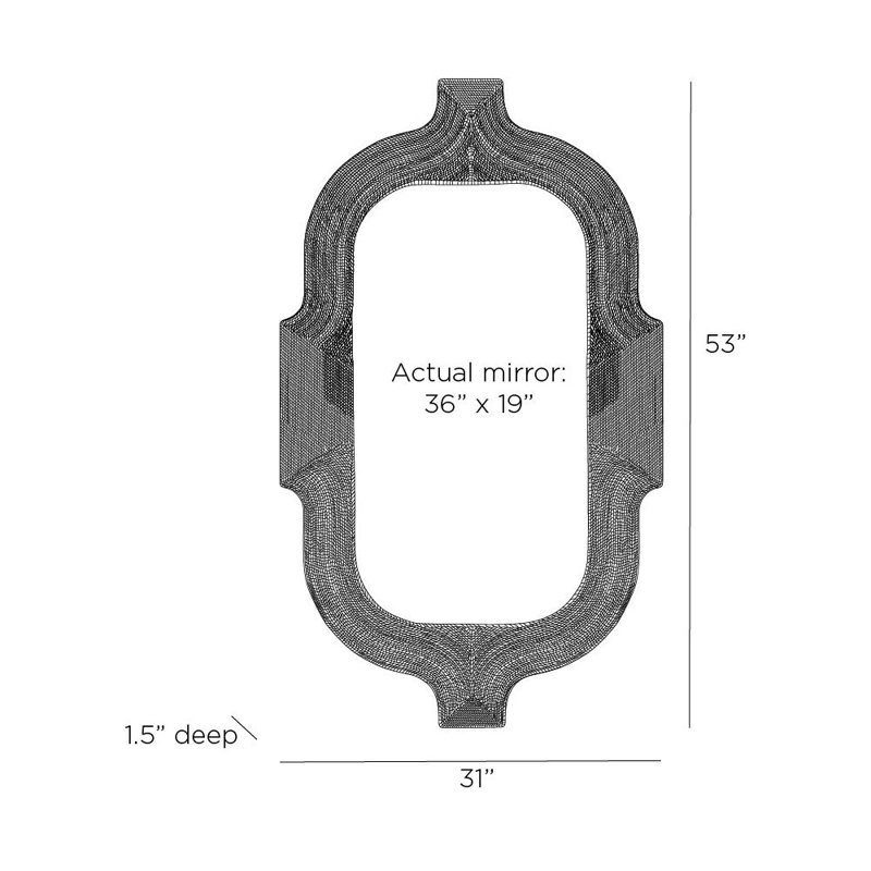 Freeport Oval Rope Mirror