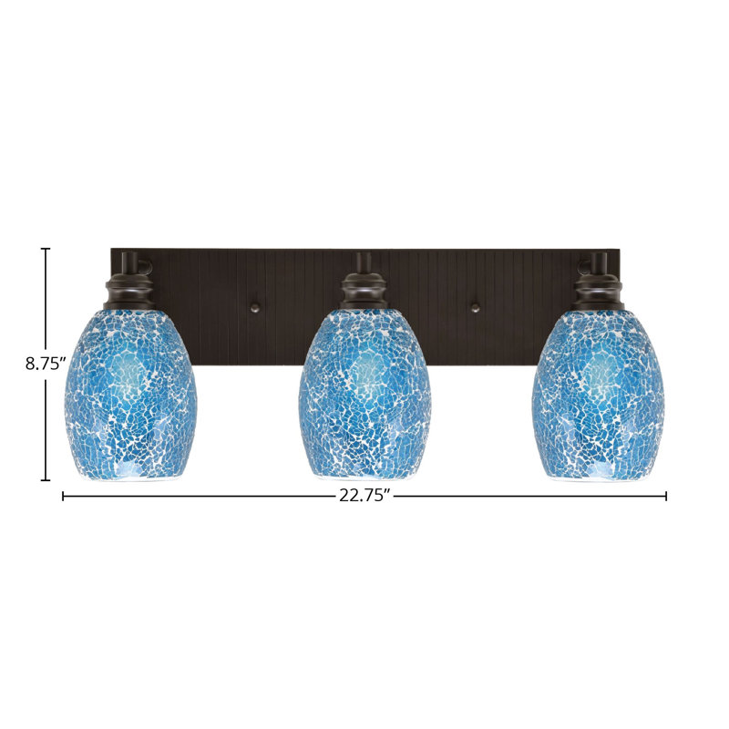 Éclairage pour meuble-lavabo 3 lumières Gulesta, Espresso