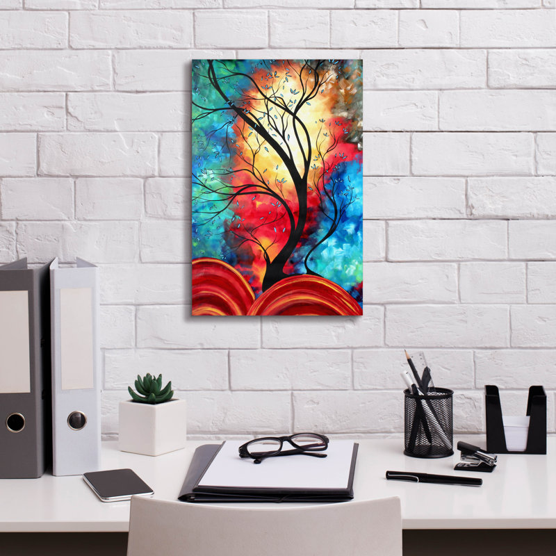 «Red Begelings» par Megan Duncanson, art mural sur toile, H 18 po x l 12 po