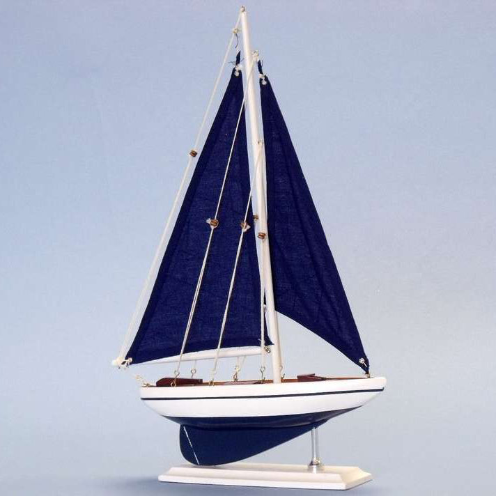 Bateau miniature Oakgrove, Bleu / blanc