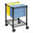 Compact Mobile Wire File Cart
