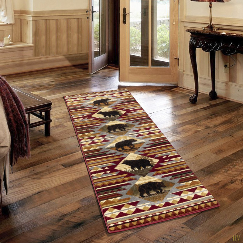 Nature's Nest GC_CBL3001  7 Ft. 10 In. X 10 Ft. 3 In. Lodge Area Rug, Rectangle 7'10" x 10'3"