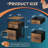 2 Drawer Mobile File Cabinet, Fabric Vertical Filing Cabinet With Open Storage Shelf,Rolling Printer Stand-110733096