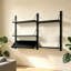 3 tablettes murales en bois massif, présentoir à décor moderne pour chambre à coucher, salle de bain, cuisine, salon