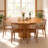 47-63" Extendable Round Dining Table for 4-8 People, Mid-Century Modern Kitchen Table with Storage Cabinet-128940713