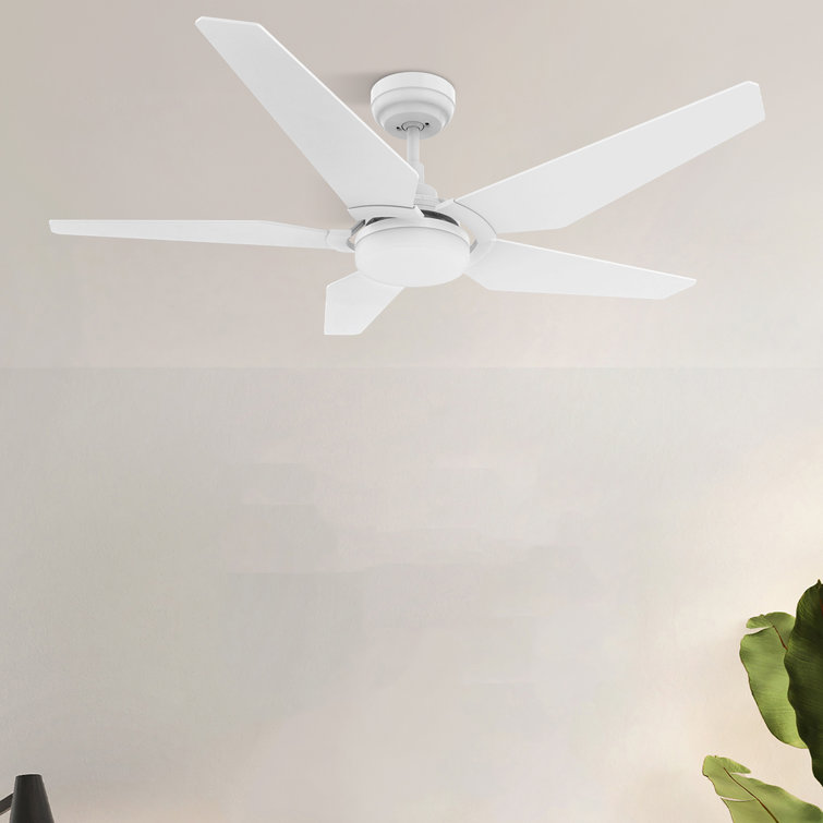 Alcie 5 - Blade LED Smart Standard Ceiling Fan with Remote Control and Light Kit Included
