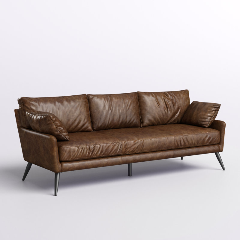 Lateeka 82.00'' Upholstered Sofa, Brown