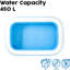 Vinyl Rectangle Inflatable Pool H x W x L-141123693