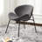 Voletta Sets Velvet Accent Chairs with End Table, Flower Shape Vanity Chair for Living Room-1233280778
