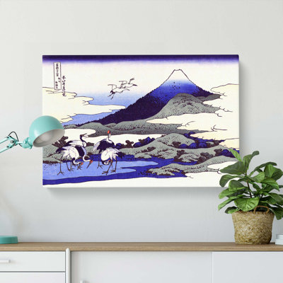 Sagami Province by Katsushika Hokusai - Wrapped Canvas