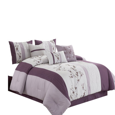 Modern & Contemporary Polyester Standard Floral Comforter