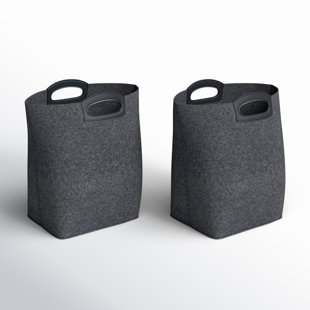 Handle Felt Storage Bin (Set of 2)