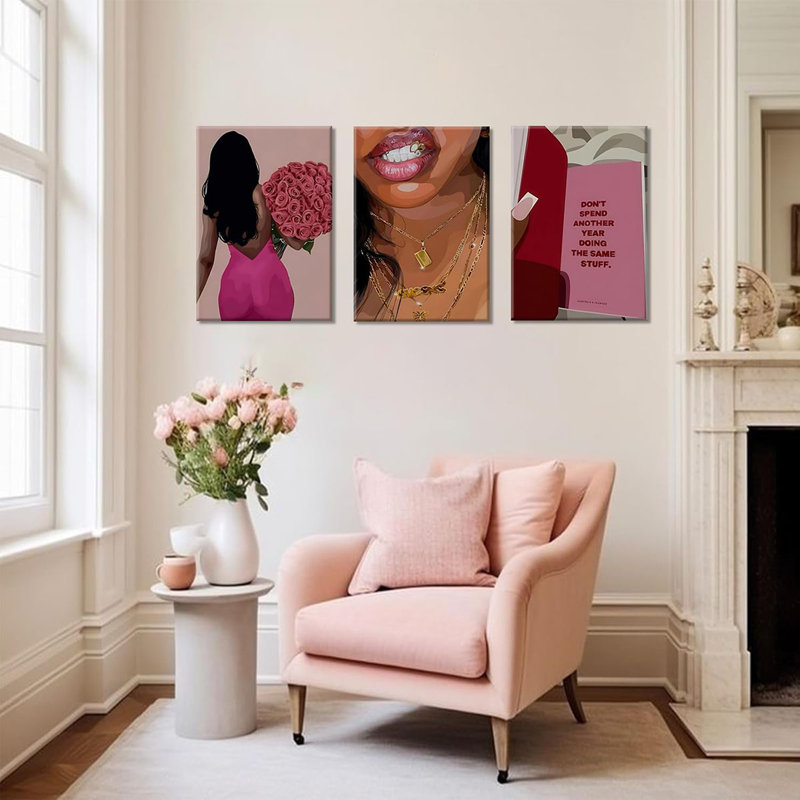 3 Piece Wrapped Canvas Print, 40 cm H x 30 cm W