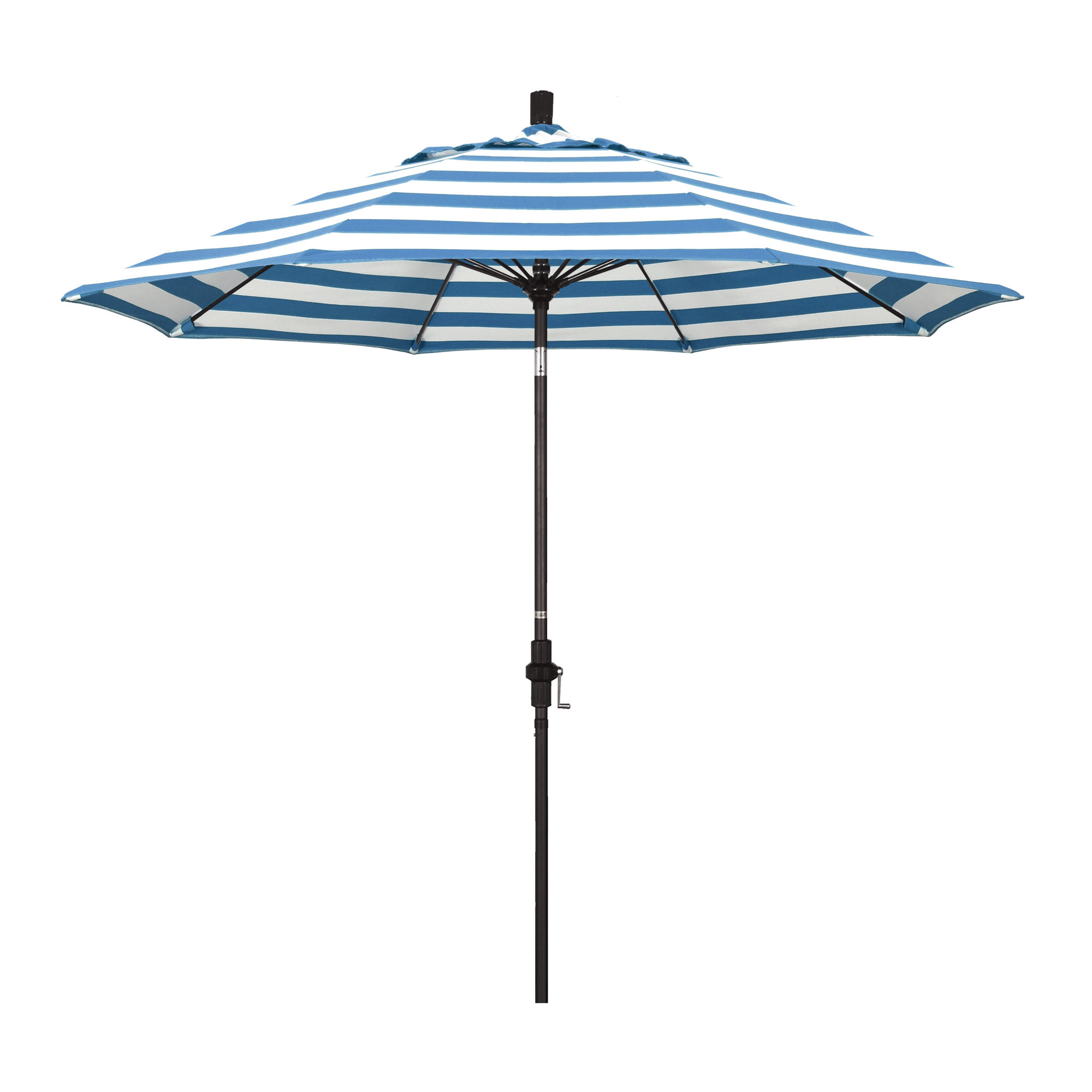 Roverta 9' Market Sunbrella® Umbrella, Cabana Regatta Sunbrella®, Black