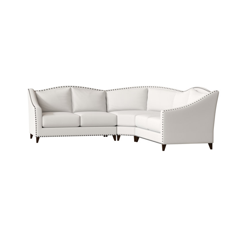 Canapé modulaire Carolina, Blanc Klein, Noyer, Graphite