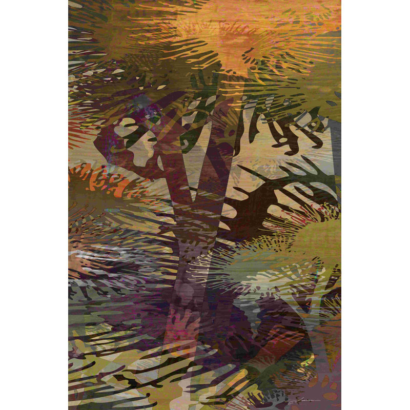 " Thistle Panel II " by James Burghardt, 18" H x 12" W  
