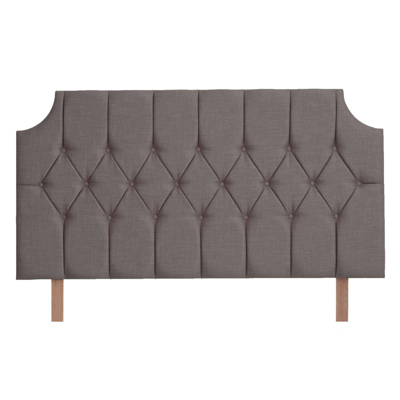 Aimee-Jo Upholstered Headboard, Double (4'6), Slate
