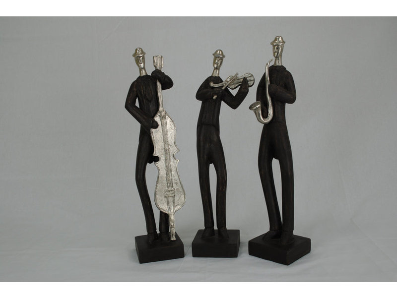 Ensemble de 3 figurines Jazz Band