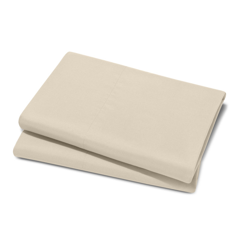 Fermeture d'enveloppe en microfibre, Sable, Taie d’oreiller standard