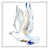 Toile avec cadre flottant blanc