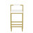Comfortable Modern Bar Stools Of 2 With Foam - Filled Velvet Seats And Golden Metal Bases, Suitable For Daily Use Upholstered In Creamy White Gold, Frame Slip Indoor Gathering Areas-482321049