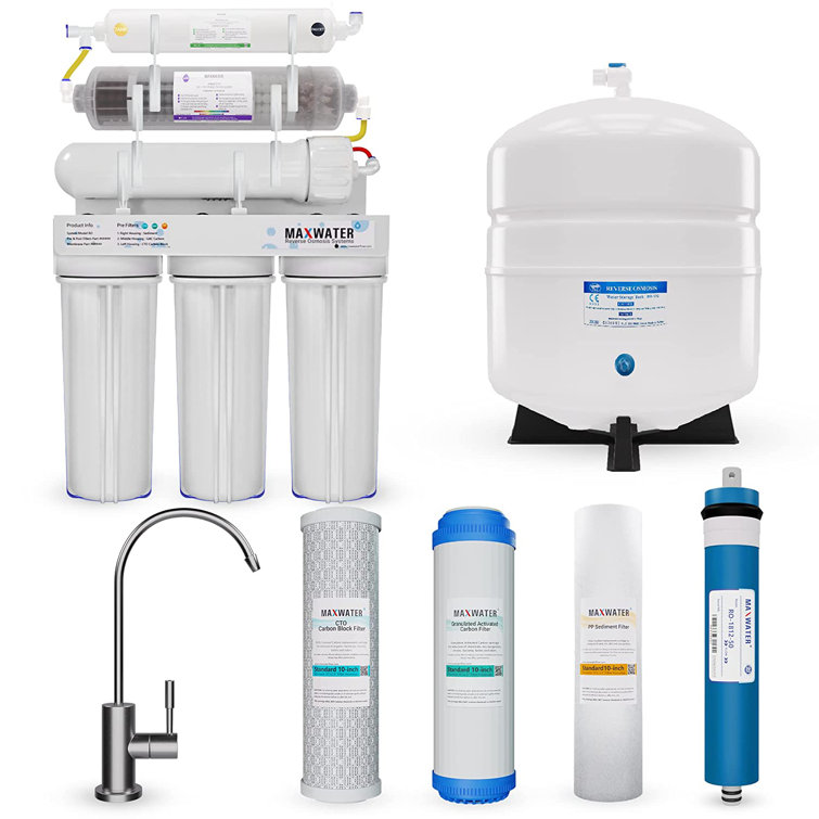 Express Water Reverse Osmosis Alkaline Water Filtration System 10 Stage RO - 2
