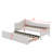Twin Size Upholstered L-Shaped Upholstered Daybed With Trundle-115271451