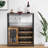Natilie Metal Bar Cart-811429906-811429905