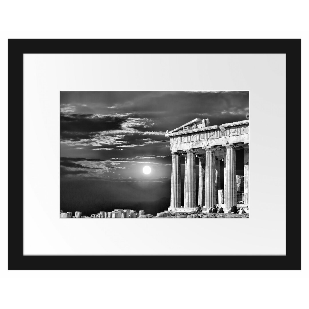 Tempel der Athene Gerahmter Fotodruck Poster