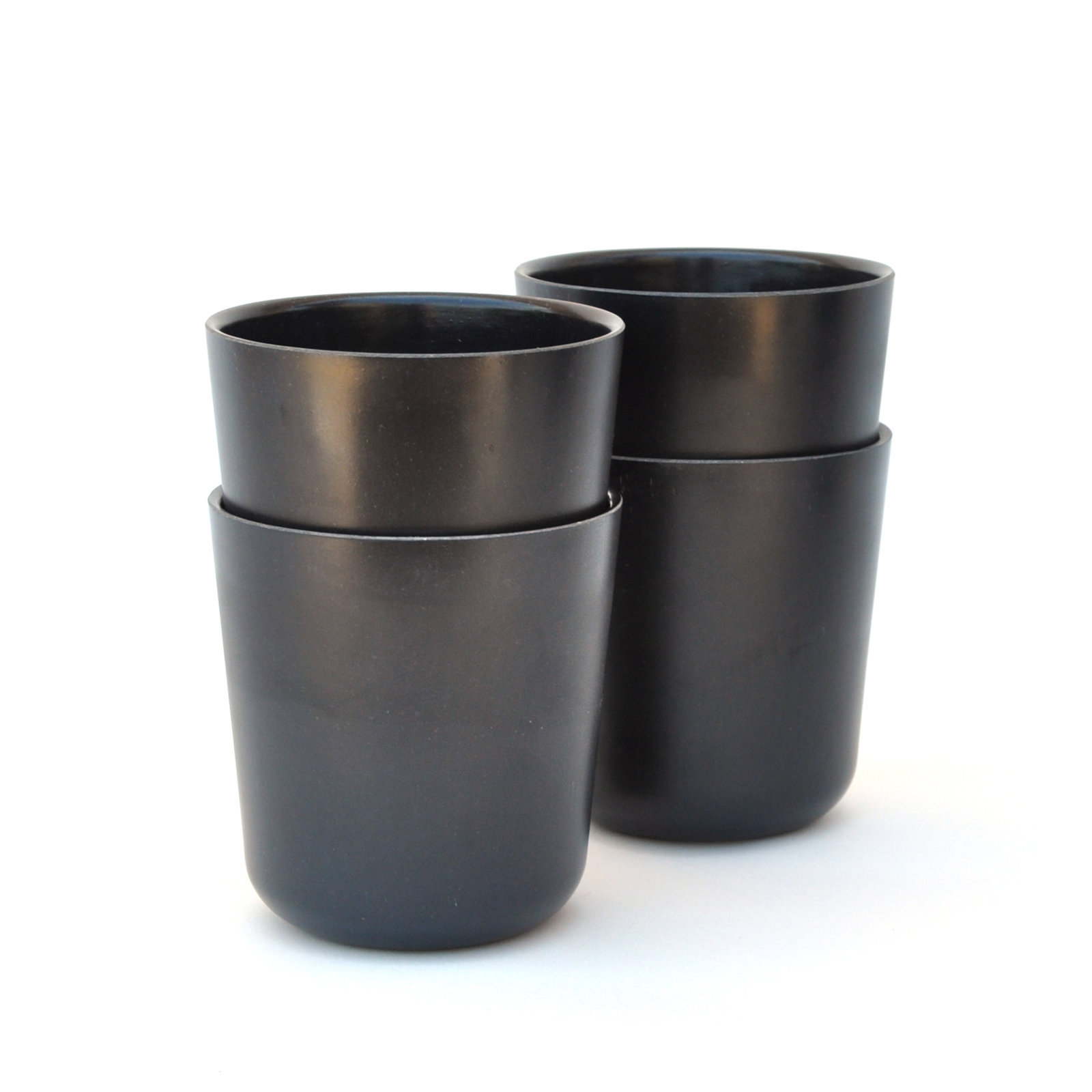 EKOBO Gusto Bamboo Medium Cup, Black