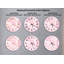 Horloge murale en verre trempé rose marbré, horloge décorative moderne chic, idée cadeau unique, horloge abstraite ronde, horloge murale décorative-438629644-438629647