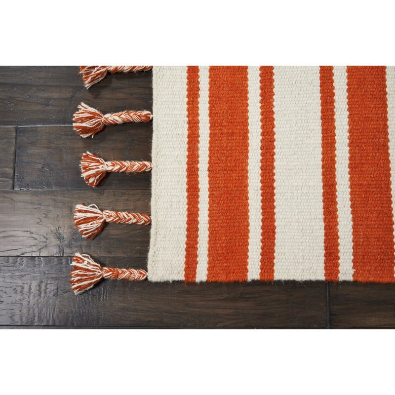 Beaird Striped Hand Woven Area Rug, Rectangle 244 x 320cm