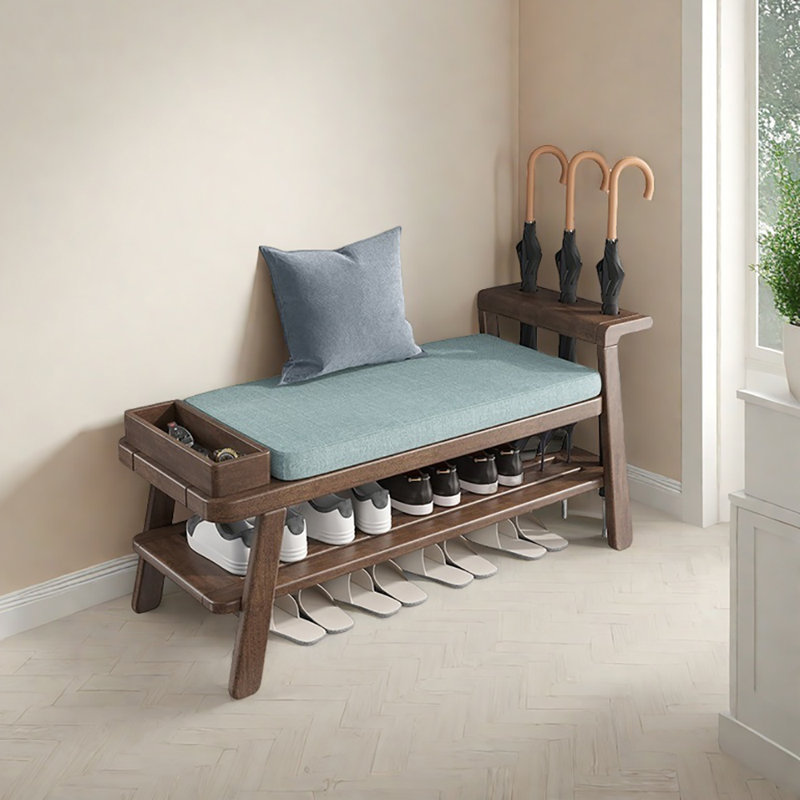 41.3in Multi-functional Shoe Storage Bench