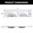 72'' W X 19.48'' D Rectangular Drop-In Resin Double Bathroom Vanity Sink With Overflow