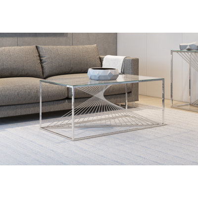 Fairhope glass coffee table