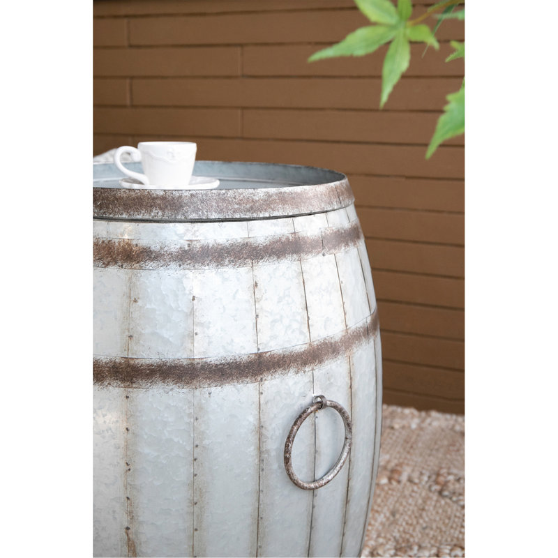 22.5X22.5X26" Drum Side Table