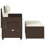 Banc de patio inclinable avec coussins Vidaxl-99049284