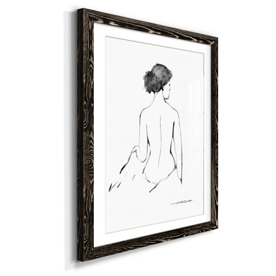 " Sketchy Silhouette II " Painting Print