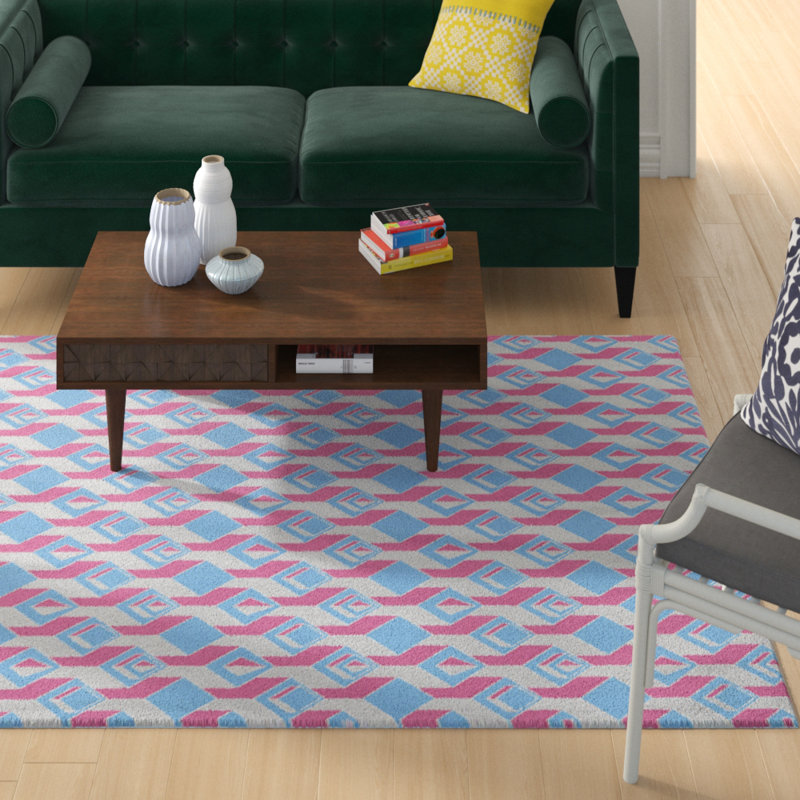 Jordao Geometric Indoor Rug, Rectangle 5' x 7'