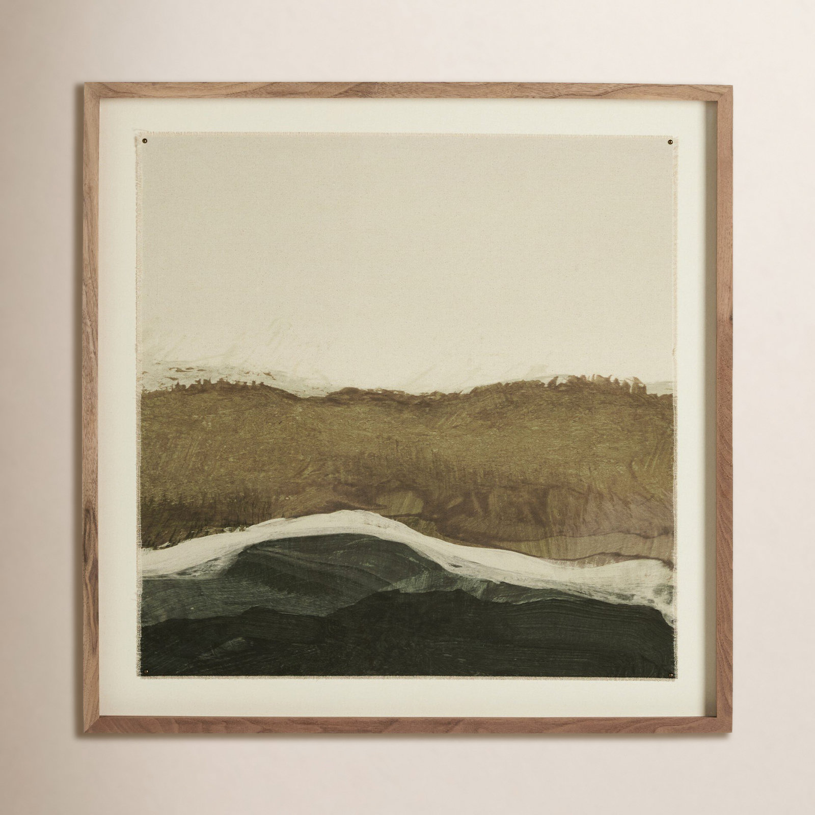 "Lands" by Dan Hobday, 32'' H x 32'' W