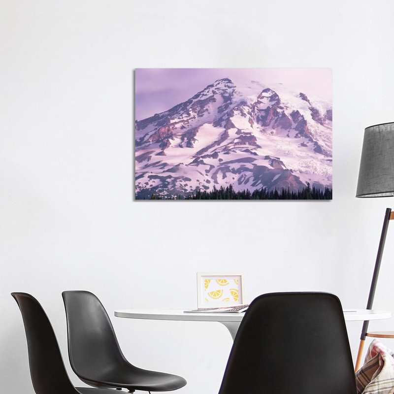 Mt Rainier, Mt Rainier National Park, Washington 1 Piece Wrapped Canvas Wall Art, 101.6 cm H x 66.04 cm W x 3.175 cm D